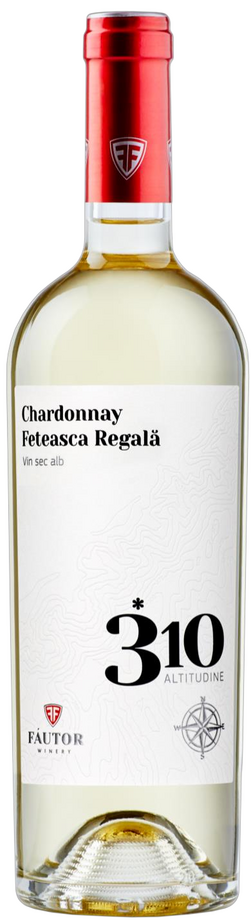 Fautor 310 ALTITUDINE Chardonnay-Feteasca Regala, White dry wine 0.75l foto 1