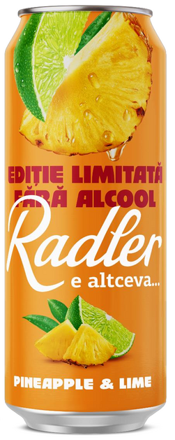 RADLER PINEAPPLE & LIME (limited edition)  Zero CAN 50 cl. photo 1