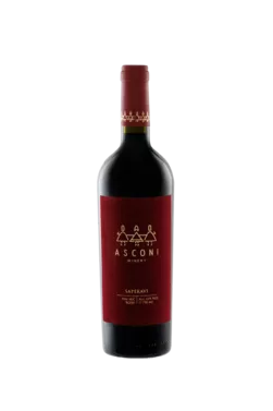Asconi VELVET Saperavi Red dry wine 0.75l foto 1