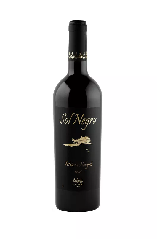 Asconi SOL NEGRU Feteasca Neagra Red Dry Wine 0.75l foto 1