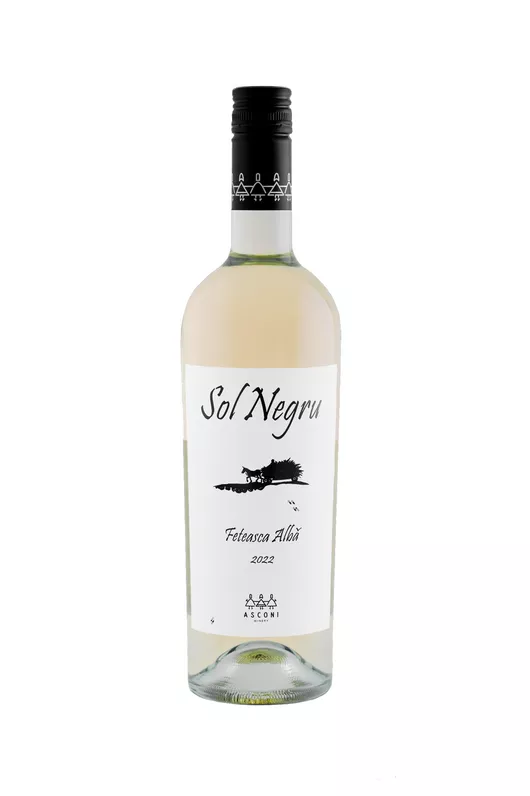 Asconi SOL NEGRU Feteasca Alba White Dry Wine 0.75l photo 1