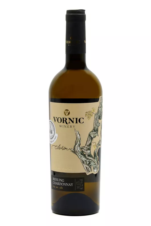Vornic Riesling Chardonnay 2021 Dry Wine 0.75l photo 1