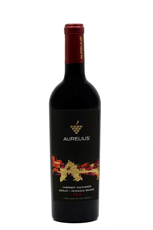 Aurelius Cabernet Sauvignon / Merlot / Feteasca Neagră Dry Red Wine 0.75l foto 1